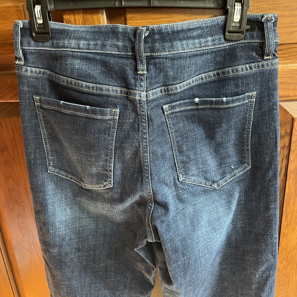 Liverpool‎ Women's High Rise Straight Leg Jeans Size 8 / 29 Dark Wash Stretch - Picture 8 of 11